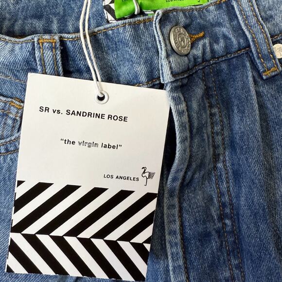 Free People Light Blue Straight Leg Jeans - Picture 8 of 9